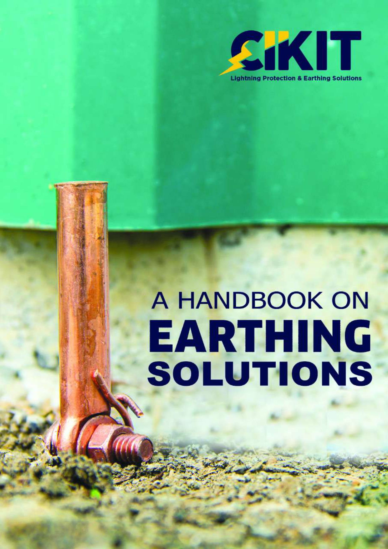 The cover page image of 'A handbook on Earthing Solution'.